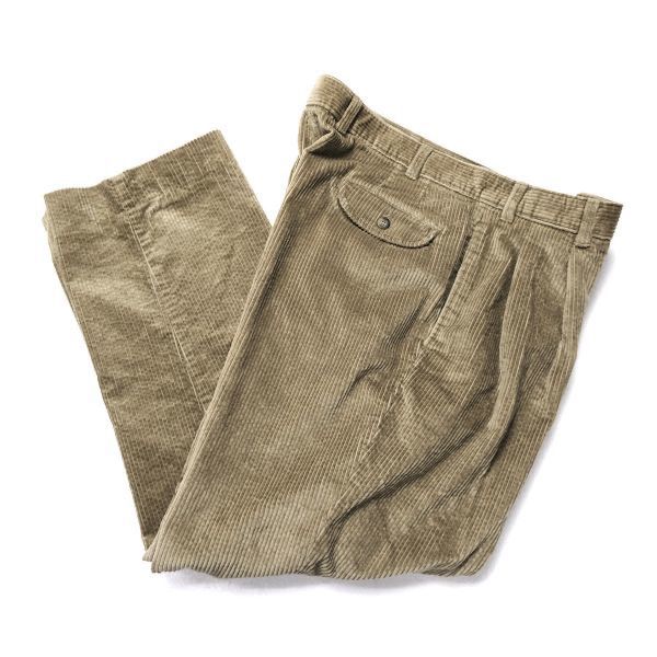 90's LLビーン LLBean 2タック 太畝 コーデュロイパンツ (36/32