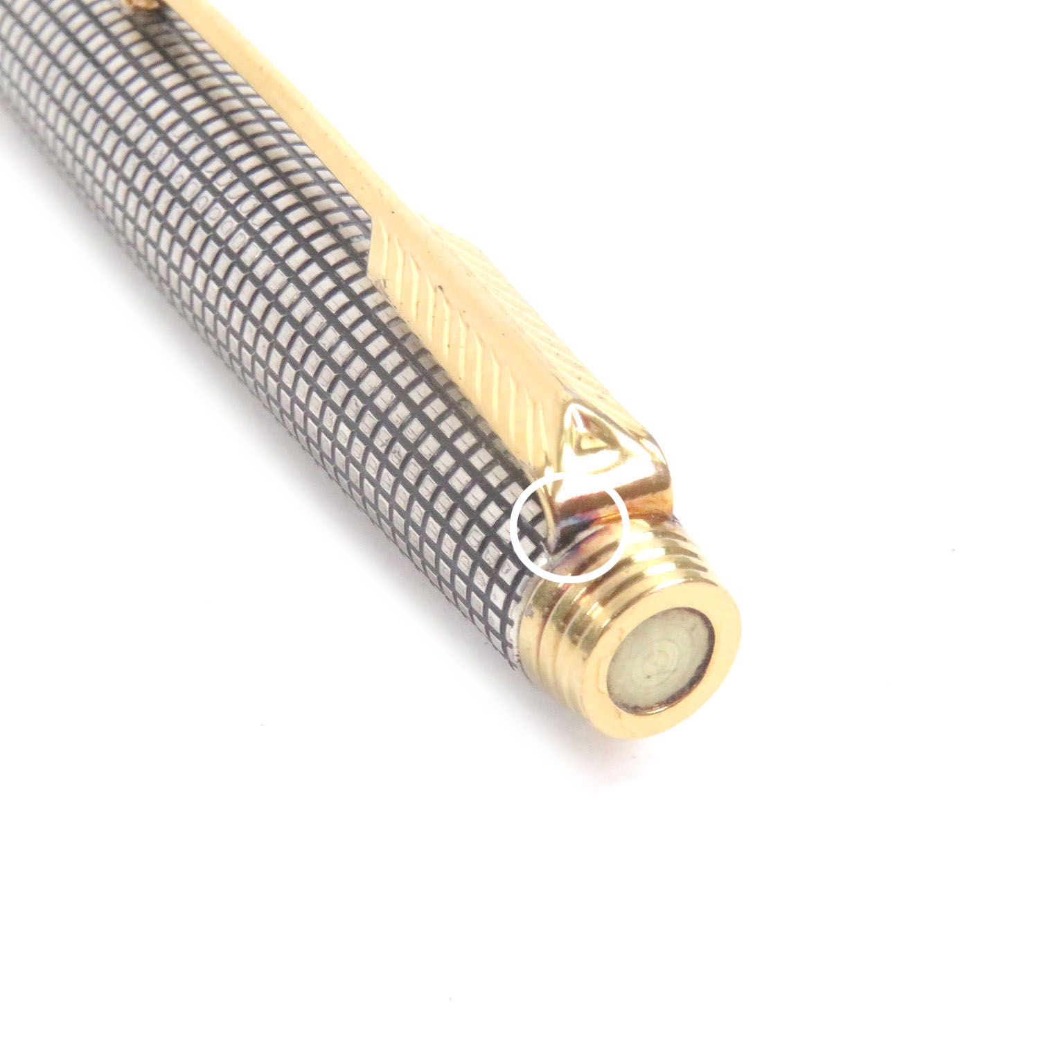 □PARKER パーカー ヴィンテージ 75 シズレ スターリング SV925 格子柄 ノック式 シャープペンシル シルバー ゴールド メンズ 総重量15g WWW_SKLAD-KIRPICHA_RU