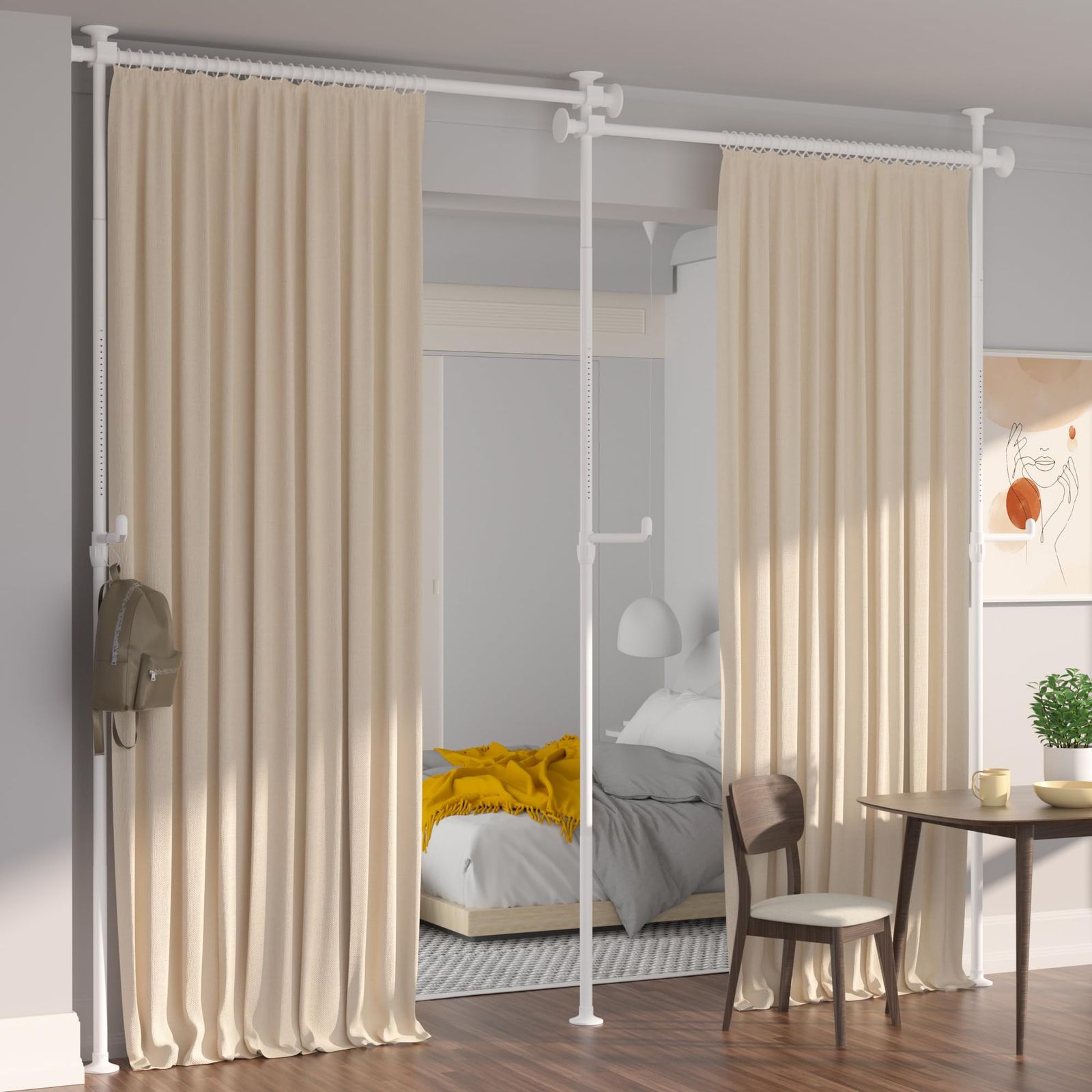 取付簡単 リングとミニフック付き