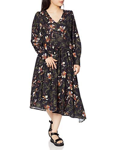 ムルーア ワンピース リジーフラワーワンピース レディース 012020300801 ブラック 日本 F サイズ