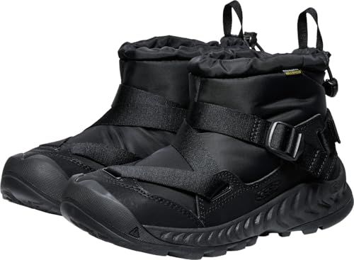 回転 キーン ブーツ HOODZERRA II WP フッドゼラ ツー ウォータープルーフ レディース BLACK BLACK 25.5 cm 【日本未発売】