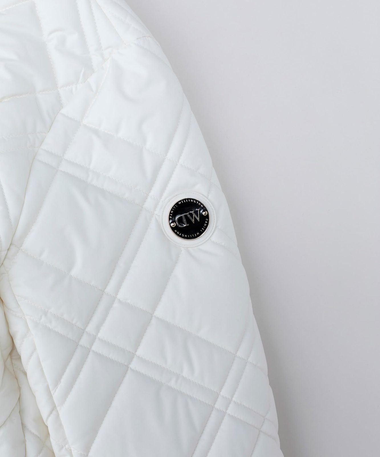 Daniel Wellington キルティングパデッドジャケット M オフホワイト