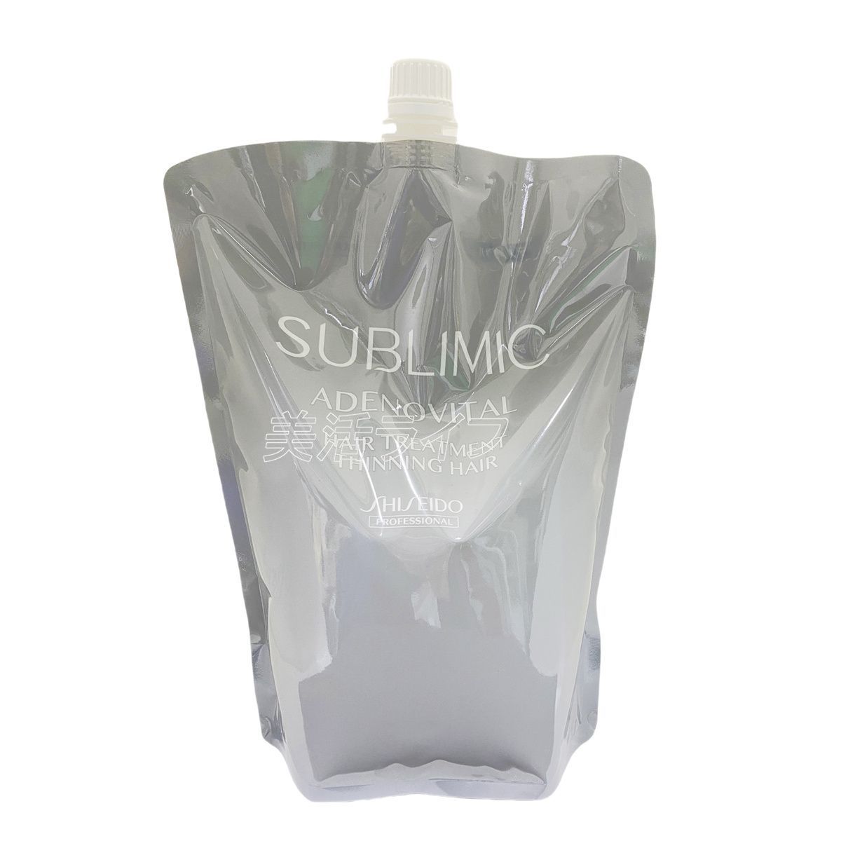 資生堂プロフェッショナル サブリミック アデノバイタル ヘアトリートメント リフィル 1800 g ハリ コシ ボリューム 薄毛 抜け毛ケア 頭皮ケア ダメージ補修 うねり抑制 芯から弾力 ふんわり髪 サロン専売 ユーカリ＆オレンジの香り
