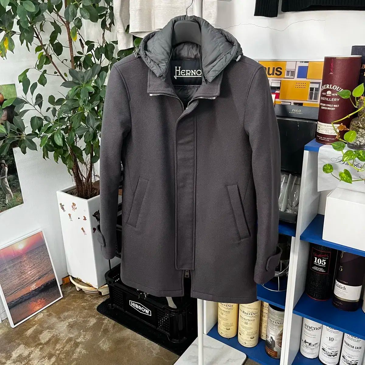 エルノ メンズ フードダウン コート 46