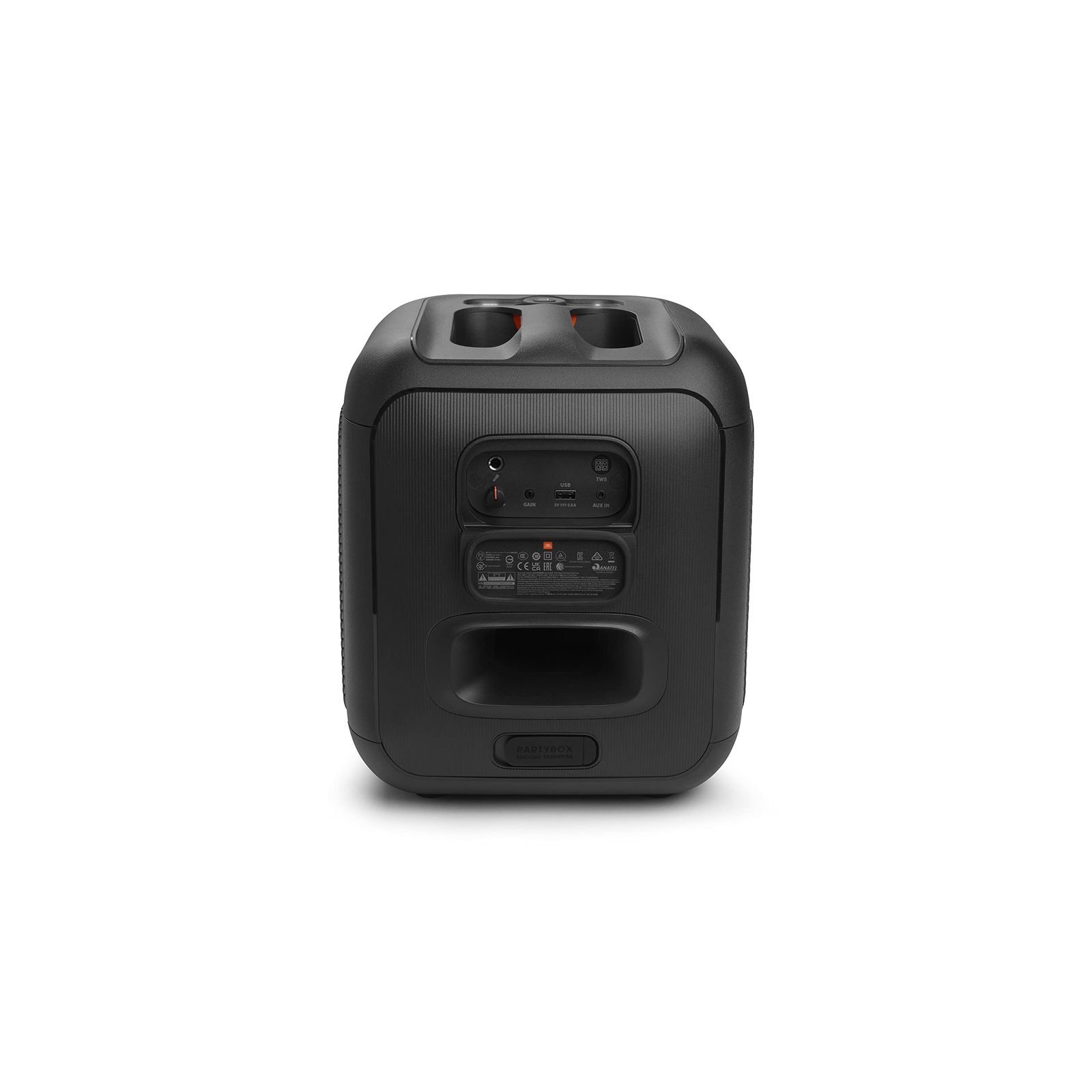 JBL PARTYBOX ENCORE ESSENTIAL Bluetoothスピーカー ワイヤレス IPX4 マイク入力 ブラック JBLPBENCOREESSJN スピーカーのみ