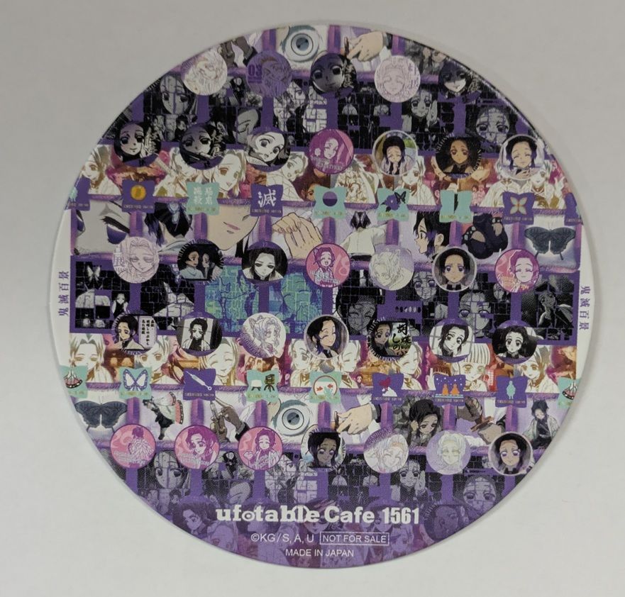 鬼滅 コラボカフェ本舗 LABO しのぶ アクスタ コースター セット 胡蝶しのぶ 2 鬼滅の刃 コラボカフェ 隊士百景 特典 コースター