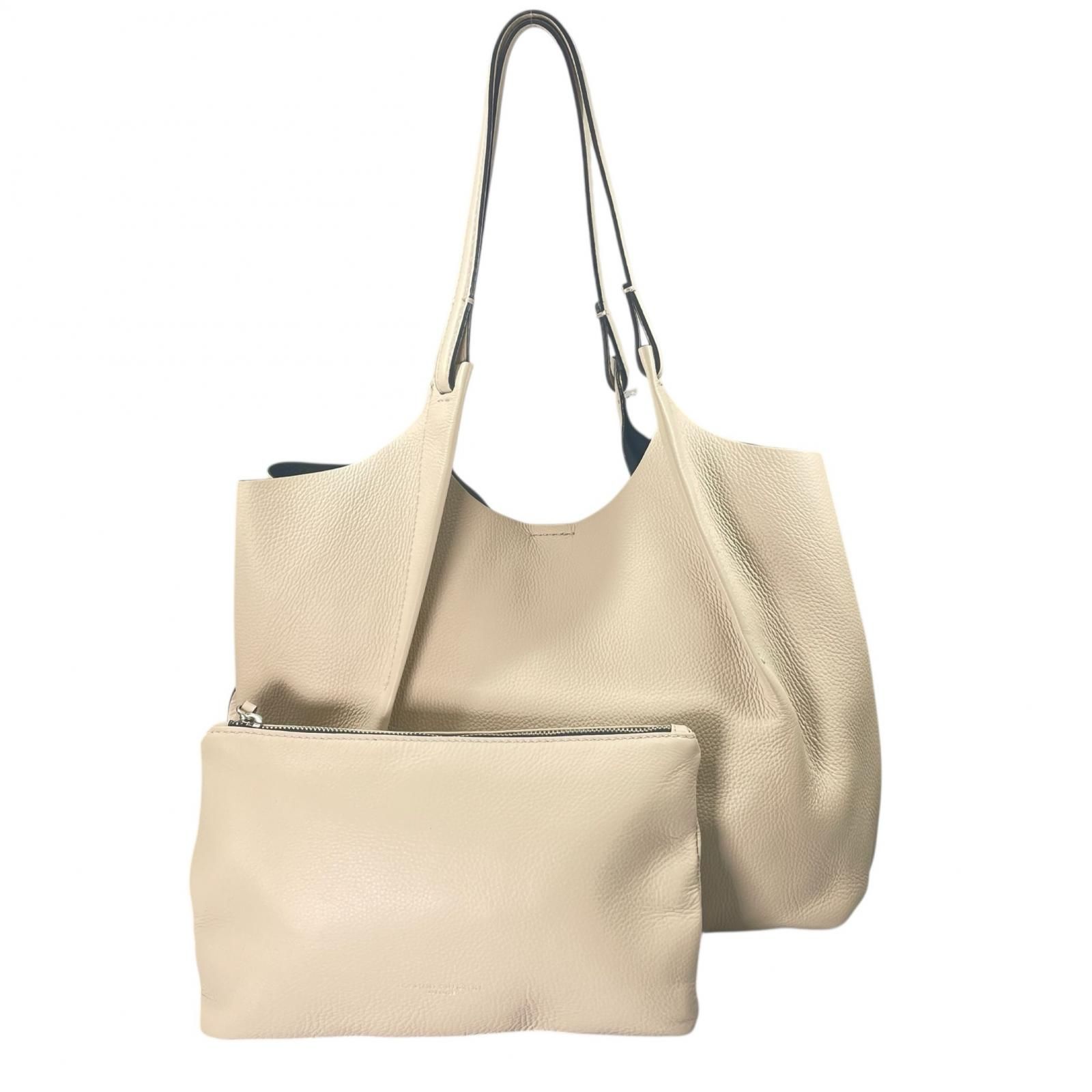 GIANNI CHIARINI ジャンニキャリーニ トートバッグ レザー ベージュ 