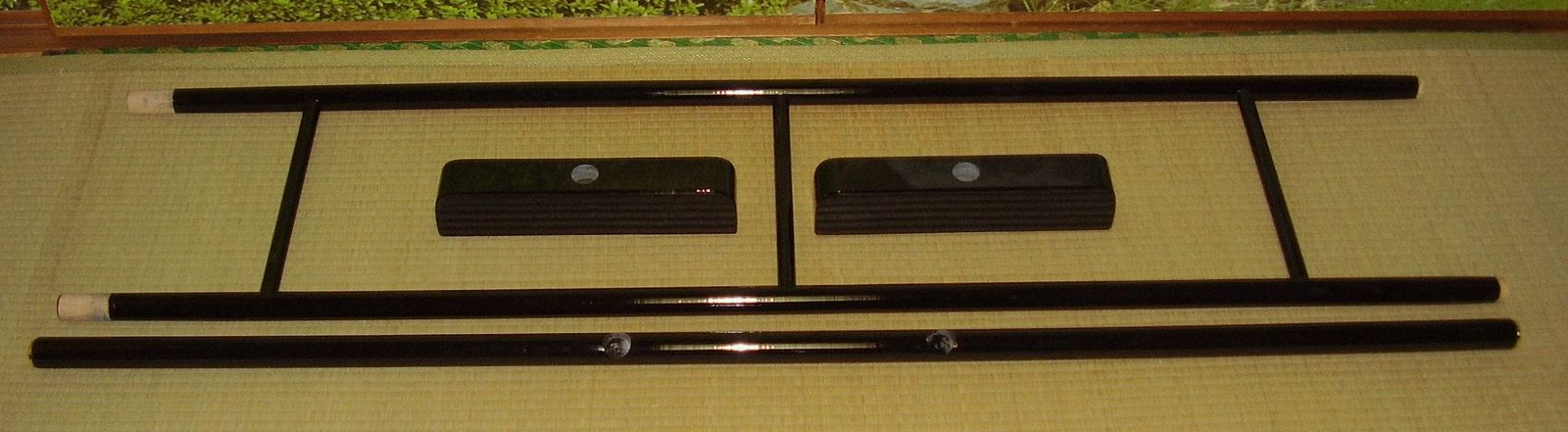 スズキモッコウジョ ドラマ撮影でも使われる几帳型衣桁 高さ150㎝ 黒塗 中 NEXPOTALLINN_EU