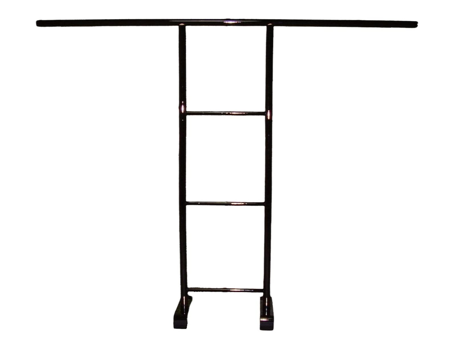 迅速発送 スズキモッコウジョ ドラマ撮影でも使われる几帳型衣桁 高さ130㎝ 黒塗 小