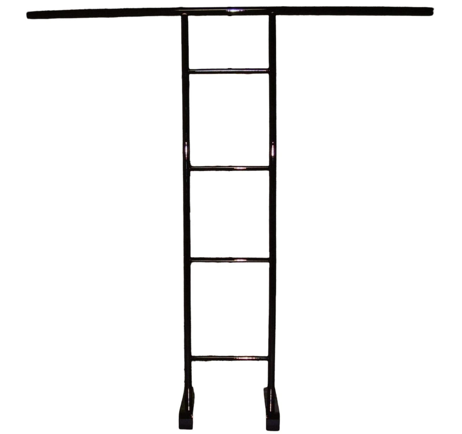 迅速発送 スズキモッコウジョ ドラマ撮影でも使われる几帳型衣桁 高さ170㎝ 黒塗 大