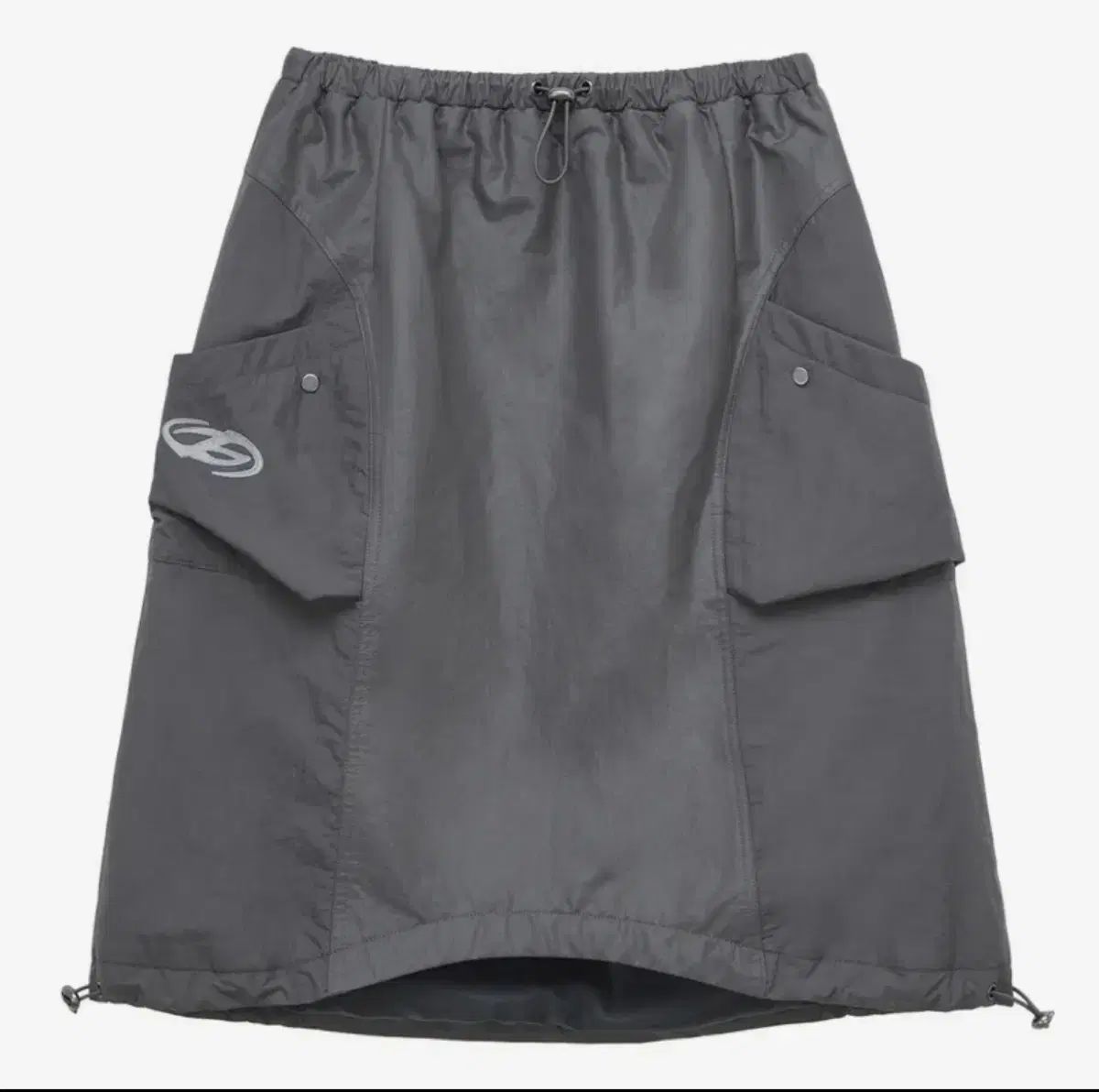 ハグユアースキン バルーン ダウン スカート グレー