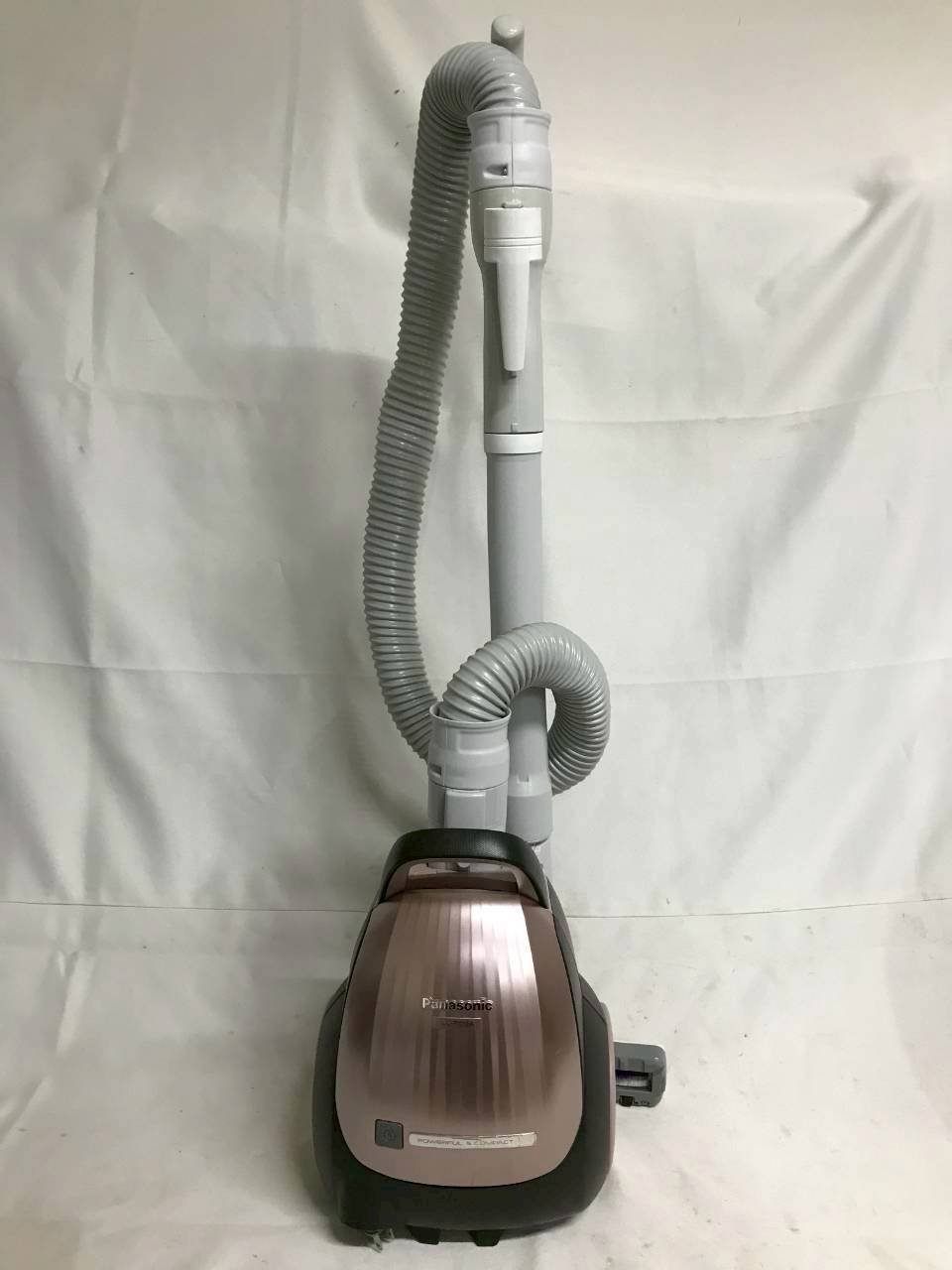 北見市発 パナソニック Panasonic 電気掃除機 MC-PK 19 A-P 2018年製 黒 ピンクシャンパン 紙パック式