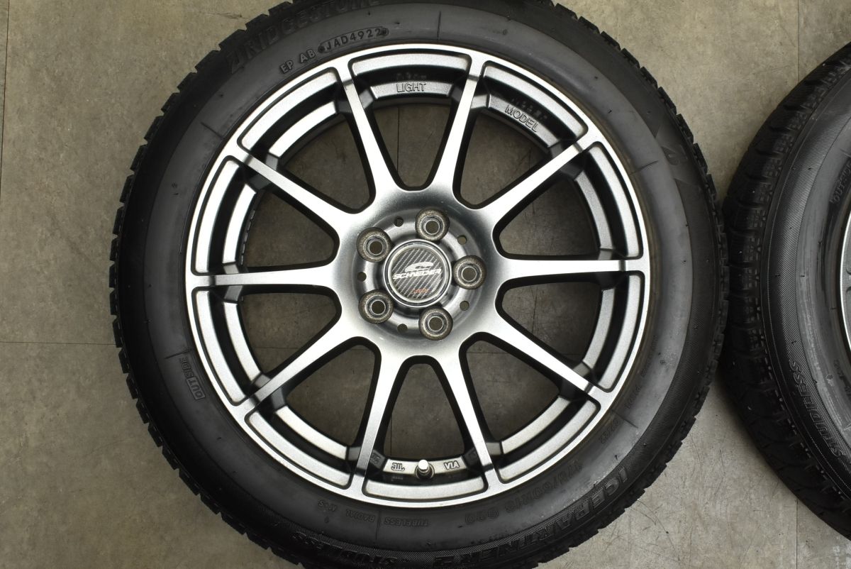 品 A-TECH シュナイダー 16in 6.5J 48 PCD100 ブリヂストン アイスパートナー2 175|60R16 170系 シエンタ 用サイズ 4本セット