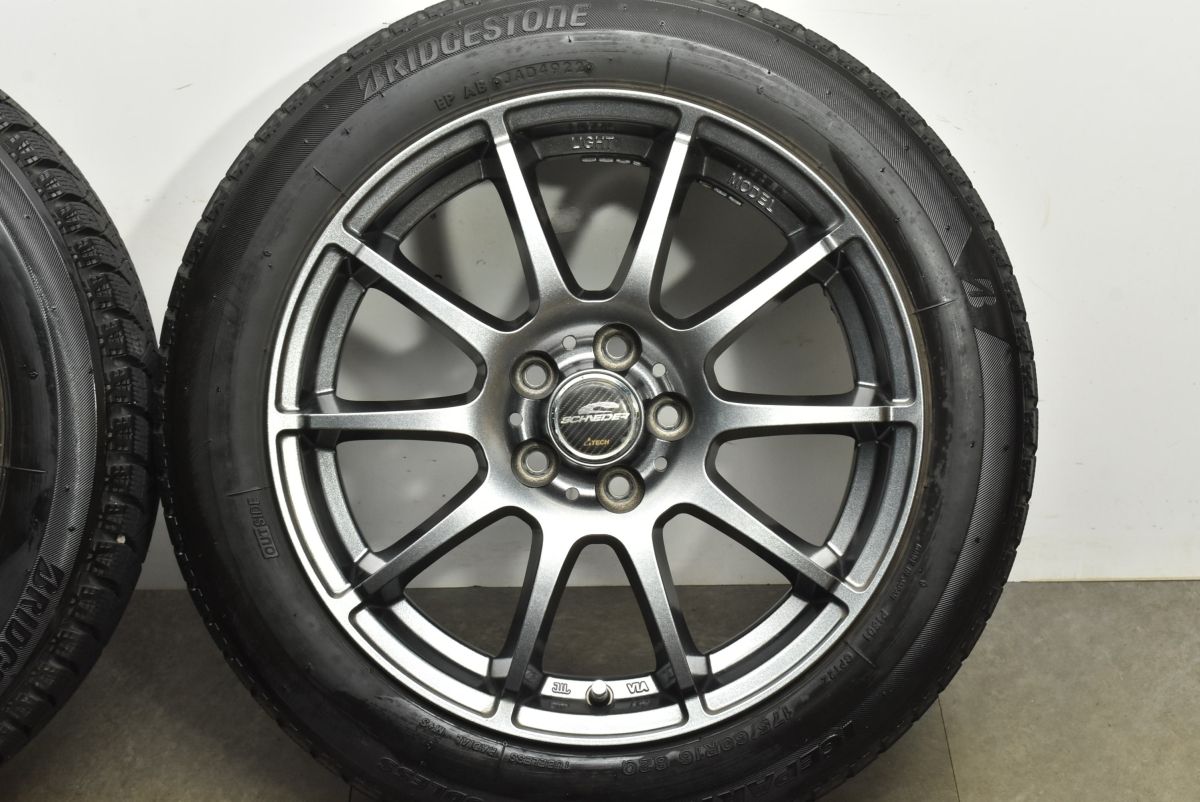 品 A-TECH シュナイダー 16in 6.5J 48 PCD100 ブリヂストン アイスパートナー2 175|60R16 170系 シエンタ 用サイズ 4本セット FFCRYSTALESIA_COM