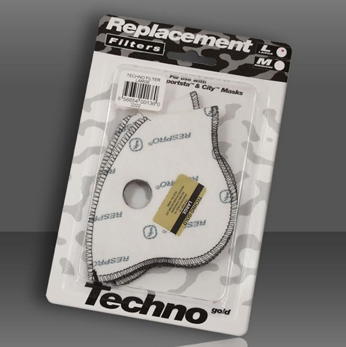 RESPRO レスプロ 排気ガス 花粉 PM2.5 微粒子に Technoテクノフィルター L 並行輸入品 FFCRYSTALESIA_COM