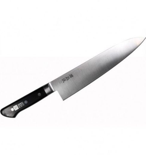 堺翁流 日本鋼牛刀210 黒合板柄 OPJ210▲