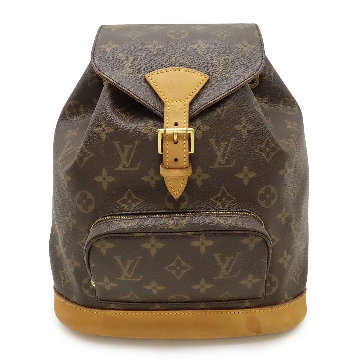 LOUIS VUITTON ルイ ヴィトン モノグラム モンスリMM リュックサック バックパック ショルダーバッグ M51136