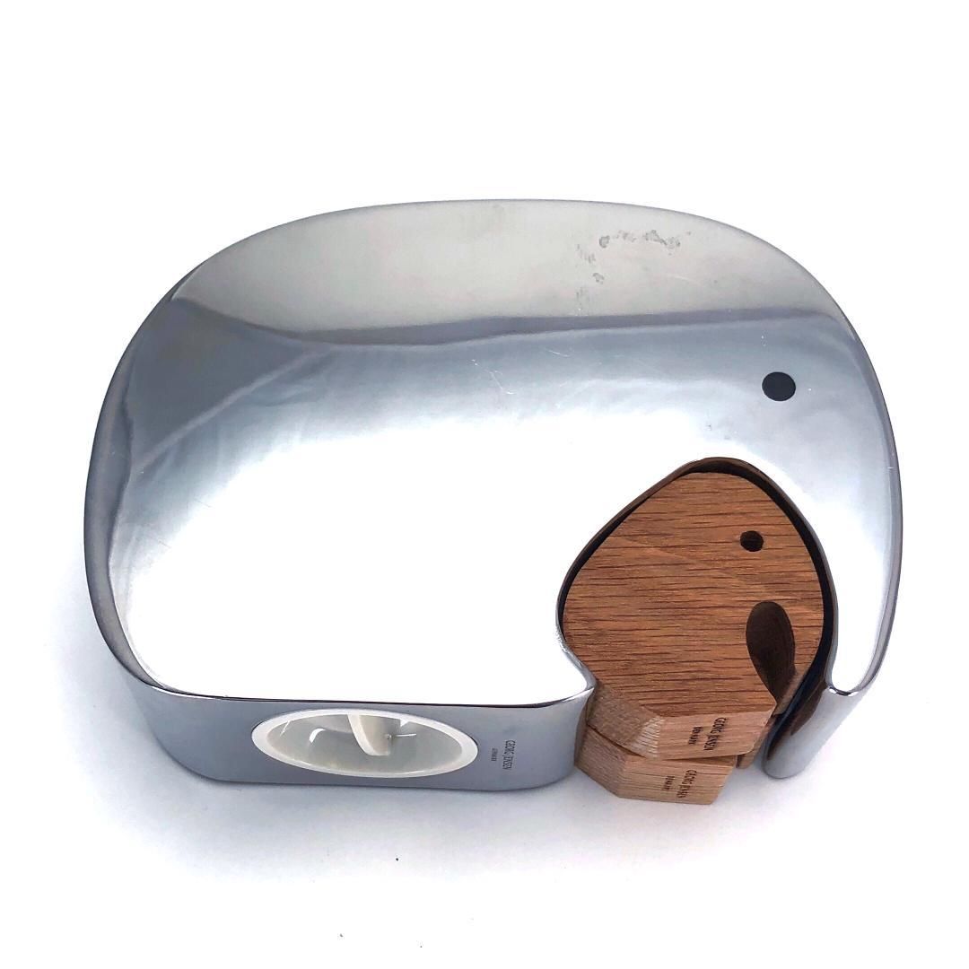 Georg Jensen ジョージジェンセン／エレファント 貯金箱 マニファント