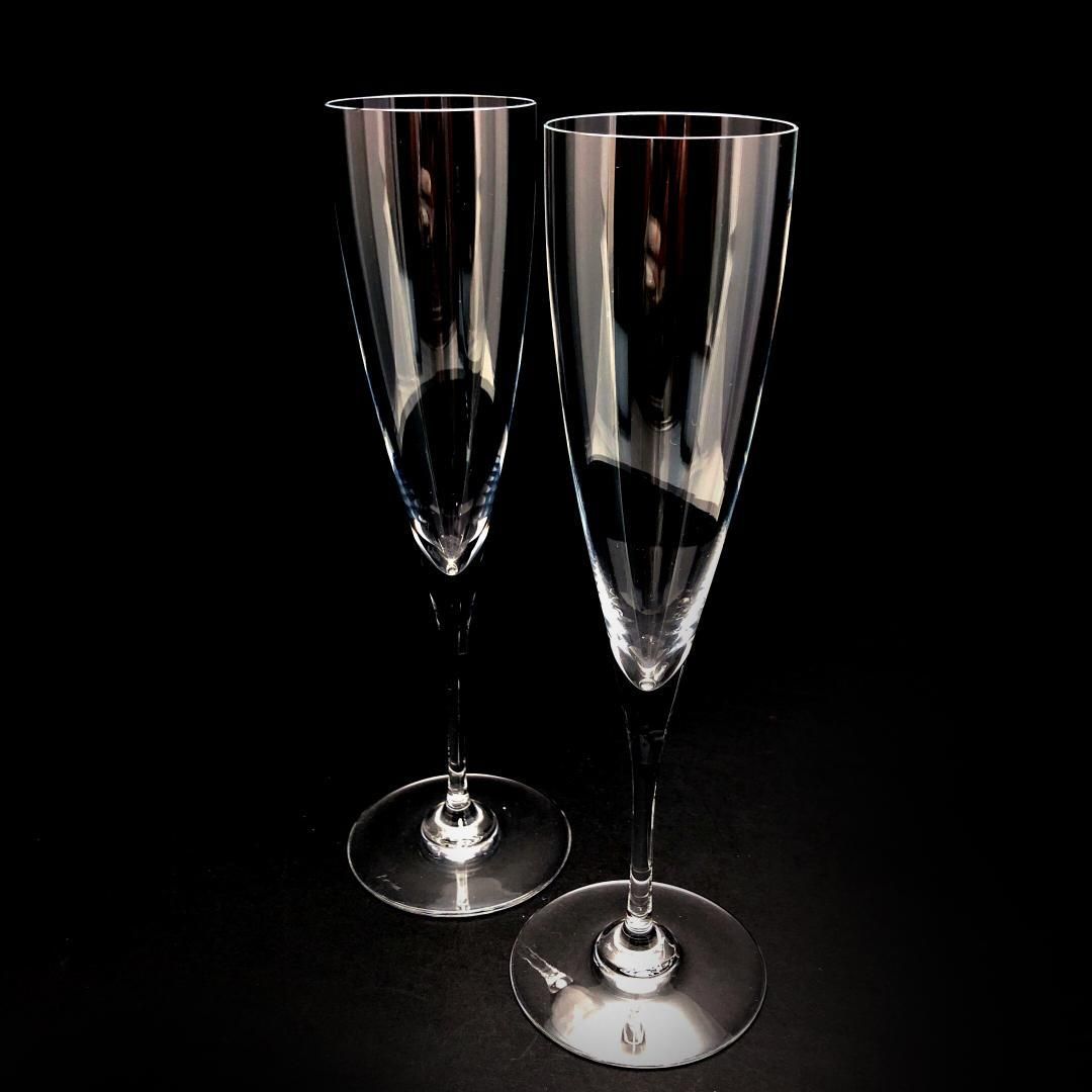 Baccarat バカラ ドン ペリニョン ペア シャンパンフルート 23cm クリスタルグラス クリア BC449