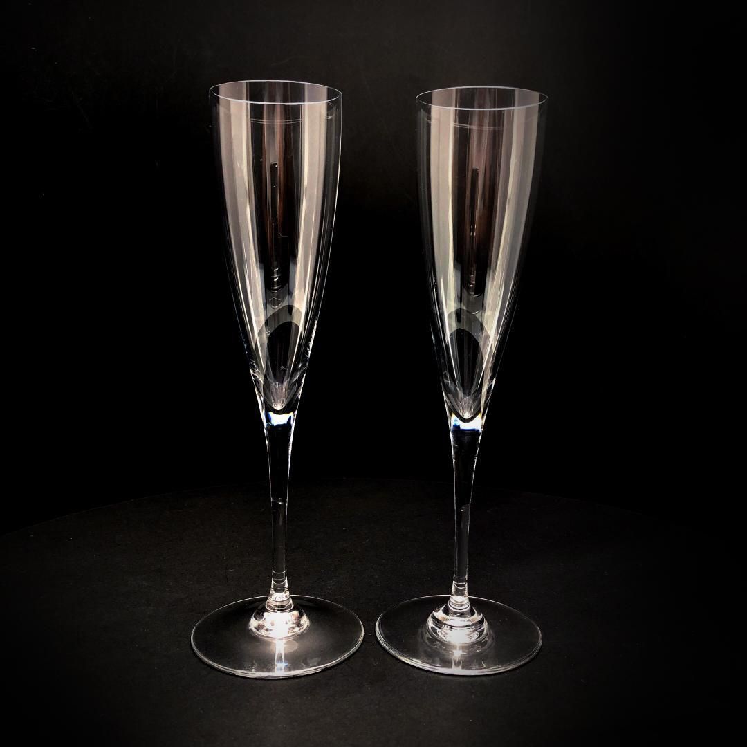 Baccarat バカラ ドン ペリニョン ペア シャンパンフルート 23cm クリスタルグラス クリア BC450