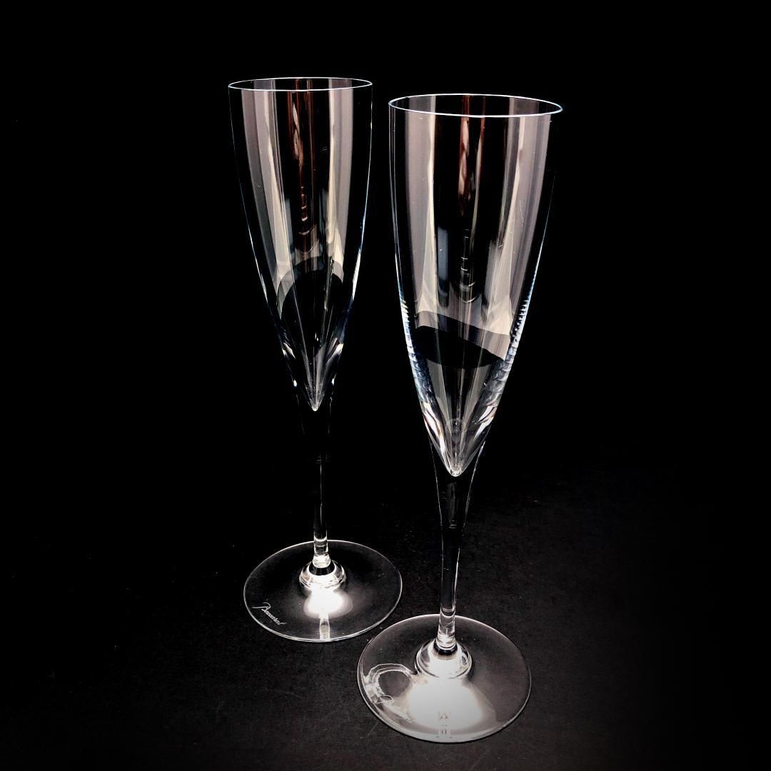 Baccarat バカラ ドン ペリニョン ペア シャンパンフルート 23cm クリスタルグラス クリア BC451