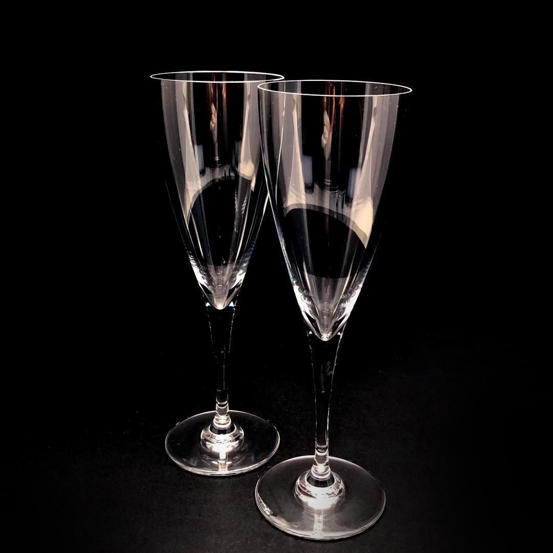 Baccarat バカラ ドン ペリニョン ペア シャンパンフルート 20cm クリスタルグラス クリア BC454