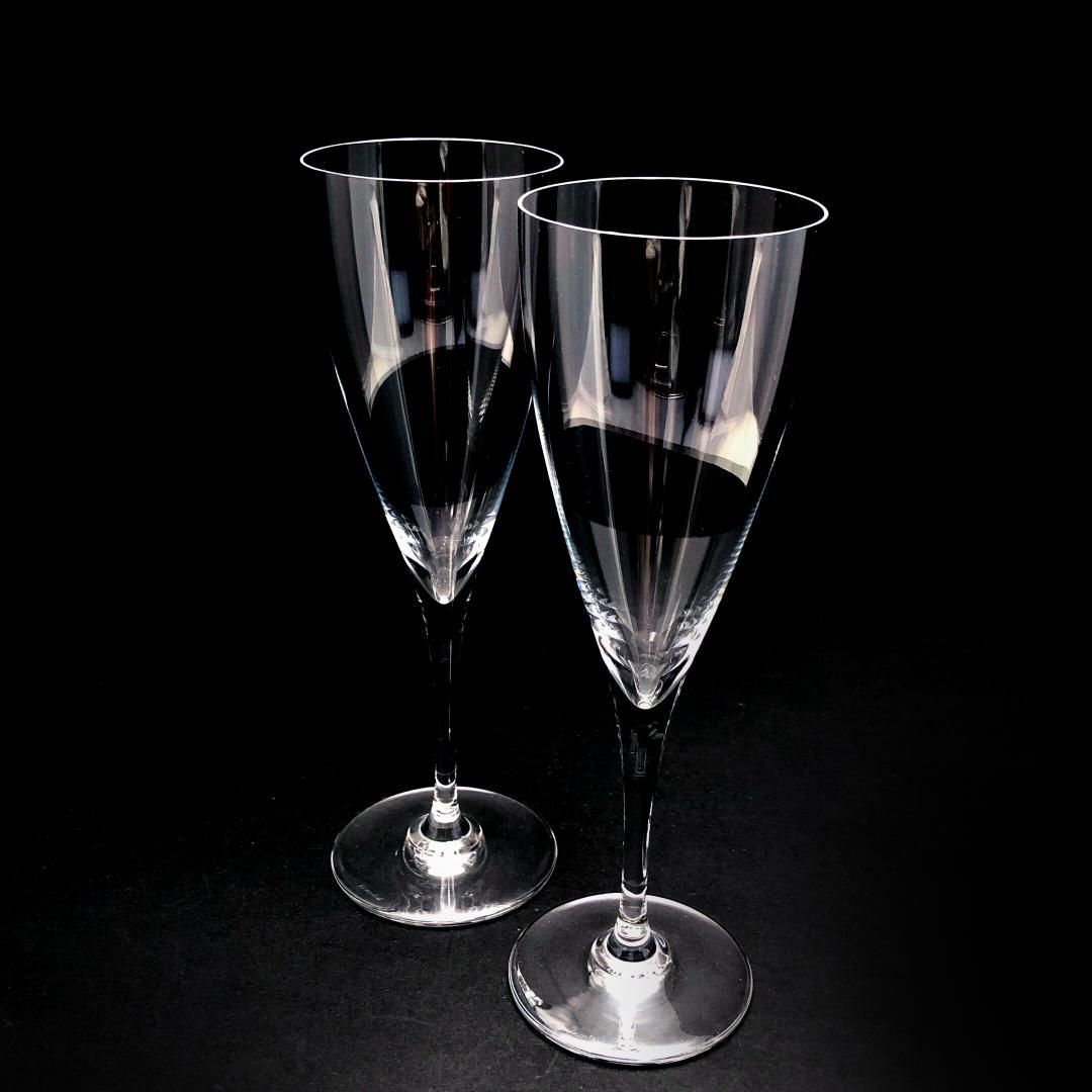 Baccarat バカラ ドン ペリニョン ペア シャンパンフルート 20cm クリスタルグラス クリア BC455