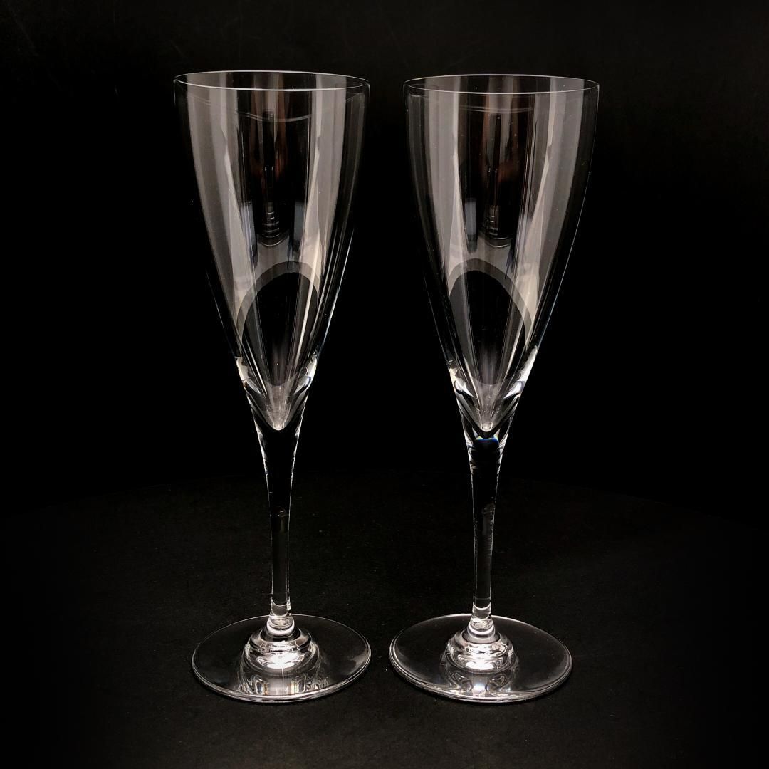 Baccarat バカラ ドン ペリニョン ペア シャンパンフルート 20cm クリスタルグラス クリア BC456