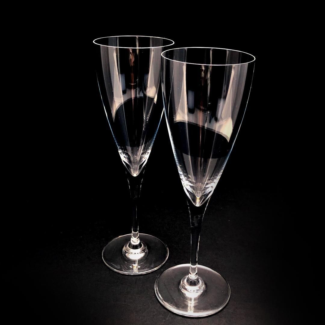 Baccarat バカラ ドン ペリニョン ペア シャンパンフルート 20cm クリスタルグラス クリア BC456