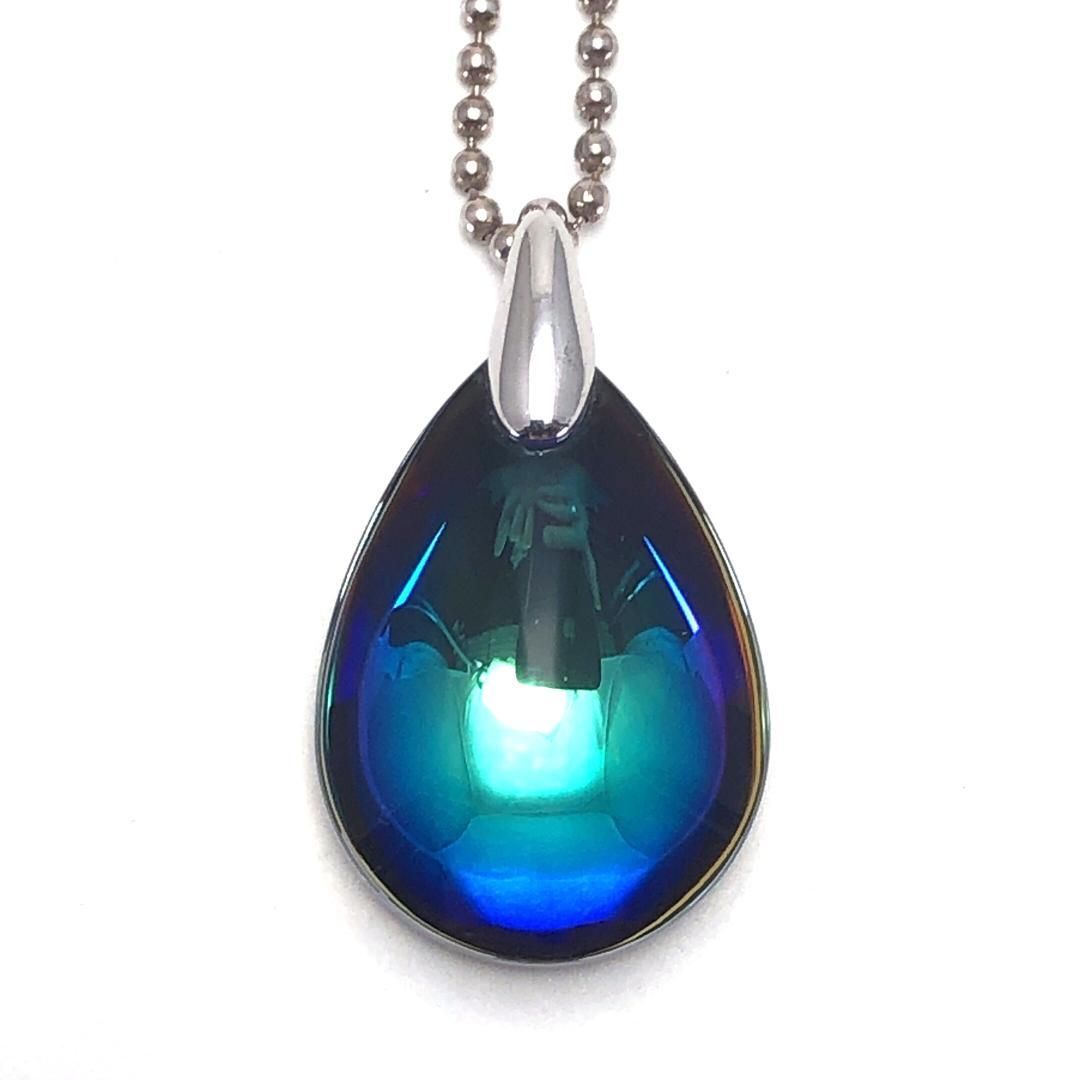 baccara バカラ ネックレス チョーカー プジデリック スカラベブルー 美品】Baccarat バカラ／プジデリック スカラベブルー ネックレス