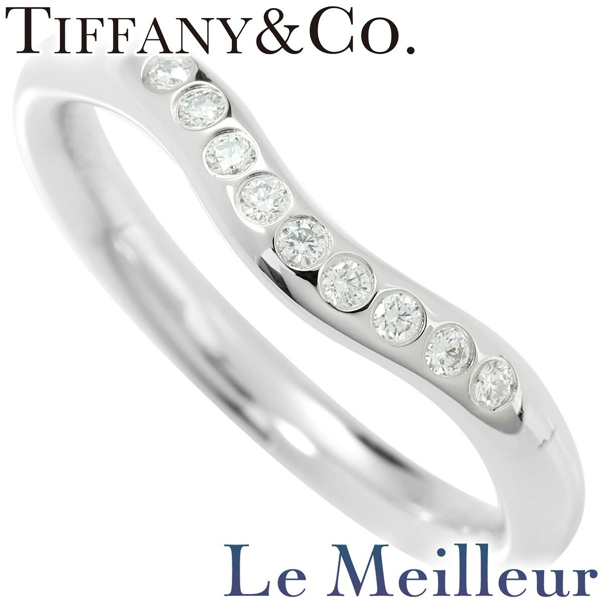 新品仕上済】 TIFFANY&Co. エルサ・ペレッティ ダイヤモンド プラチナ 