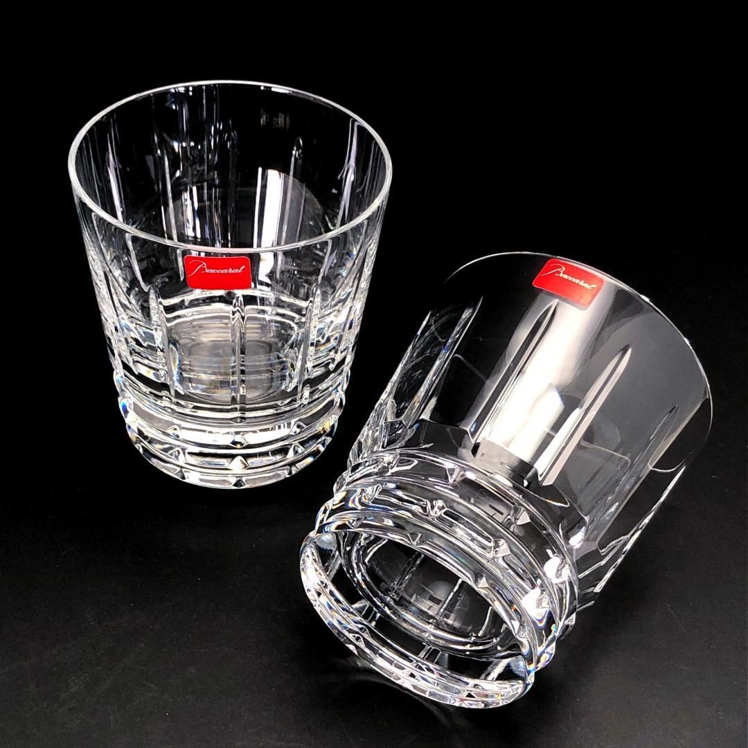 き Baccarat バカラ アルルカン ペア タンブラー クリスタルグラス クリア BC480