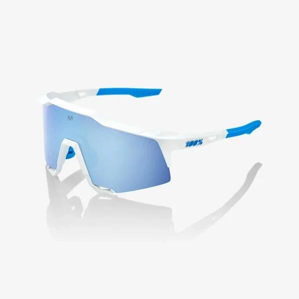 SPEEDCRAFT - Movistar Team White / HiPER Blue Mulitilayer Mirror lens | 100%（ワンハンドレッド）