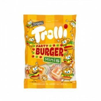 Trolli トローリ グミキャンディ パーティーバーガーミニ 50g×24個セット 00120041