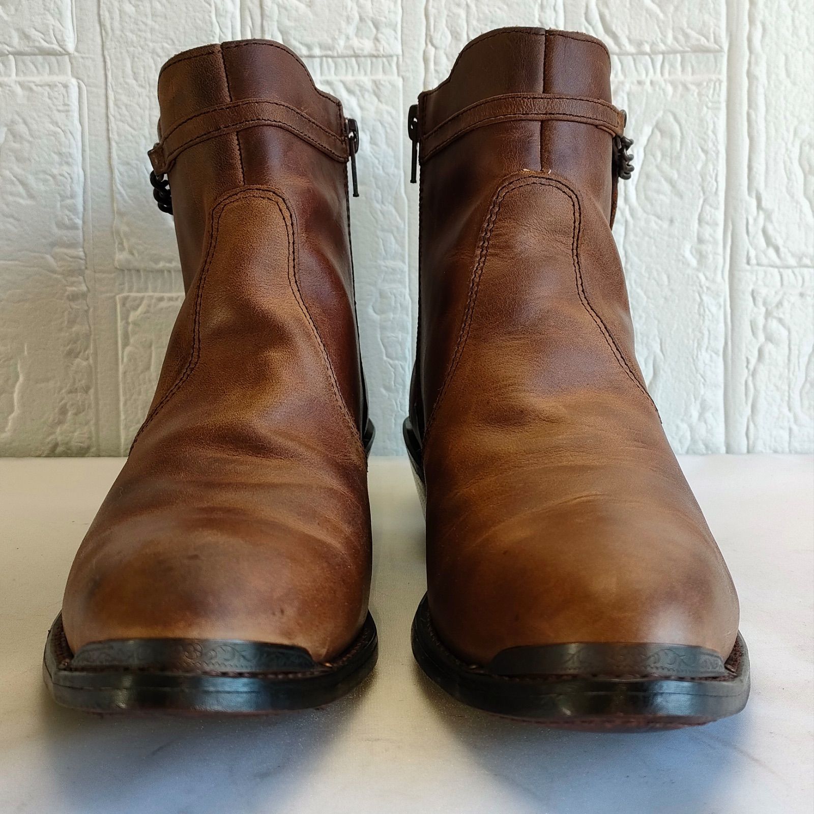 DURANGO デュランゴ ブーツ ウェスタンブーツ ショートブーツ ブラウン 24.5 cm