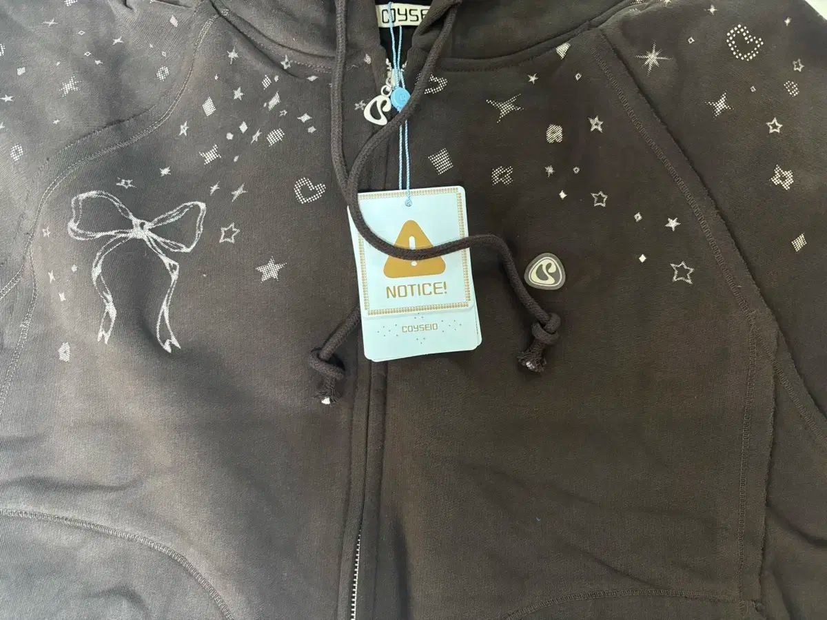 イッセイオ トゥインクル TWINKLE フード ジップアップ ジップ アップ ブラ ブラウン