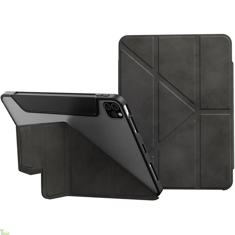 MagEasy iPad Air M3 2025 第5世代 Air4 | iPad Pro 11 2025 2021 対応 ケース 手帳型 オートスリープ 対応 背面 クリア Apple Pencil2 充電 保護 カバー 角度 変更 スタンド