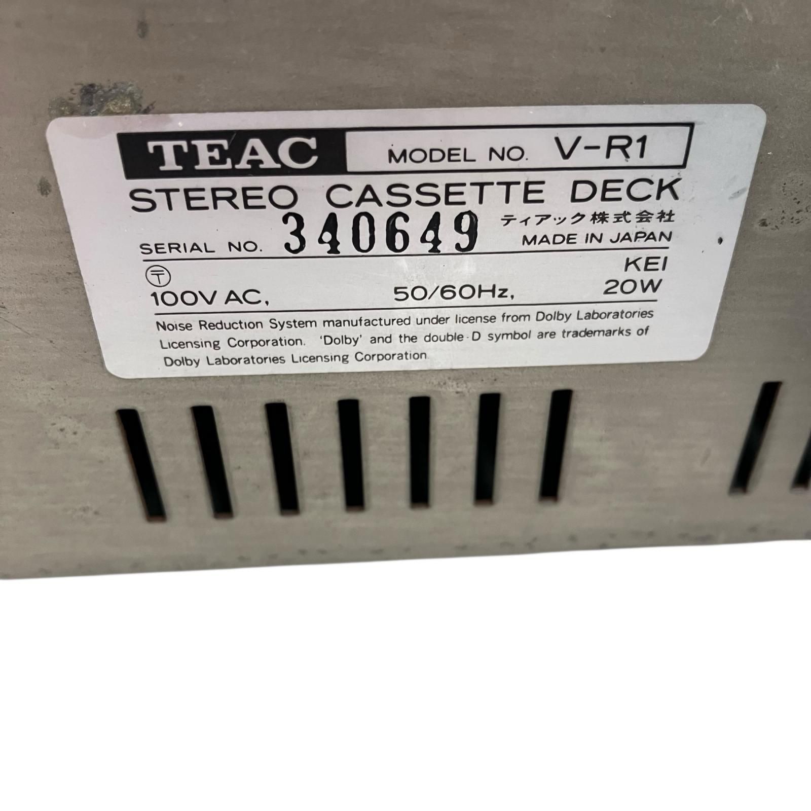 現状品 TEAC
