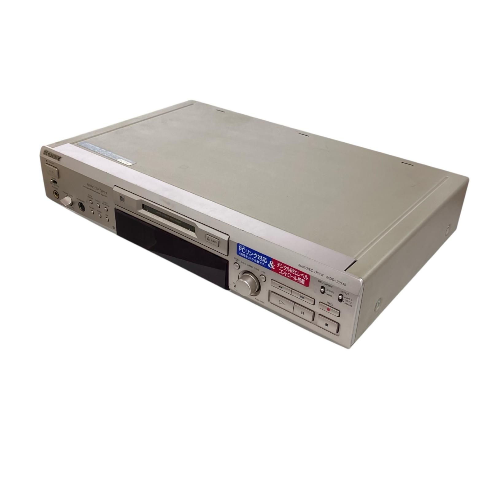 199990 現状品 SONY ソニー MDレコーダー MDS-JE630