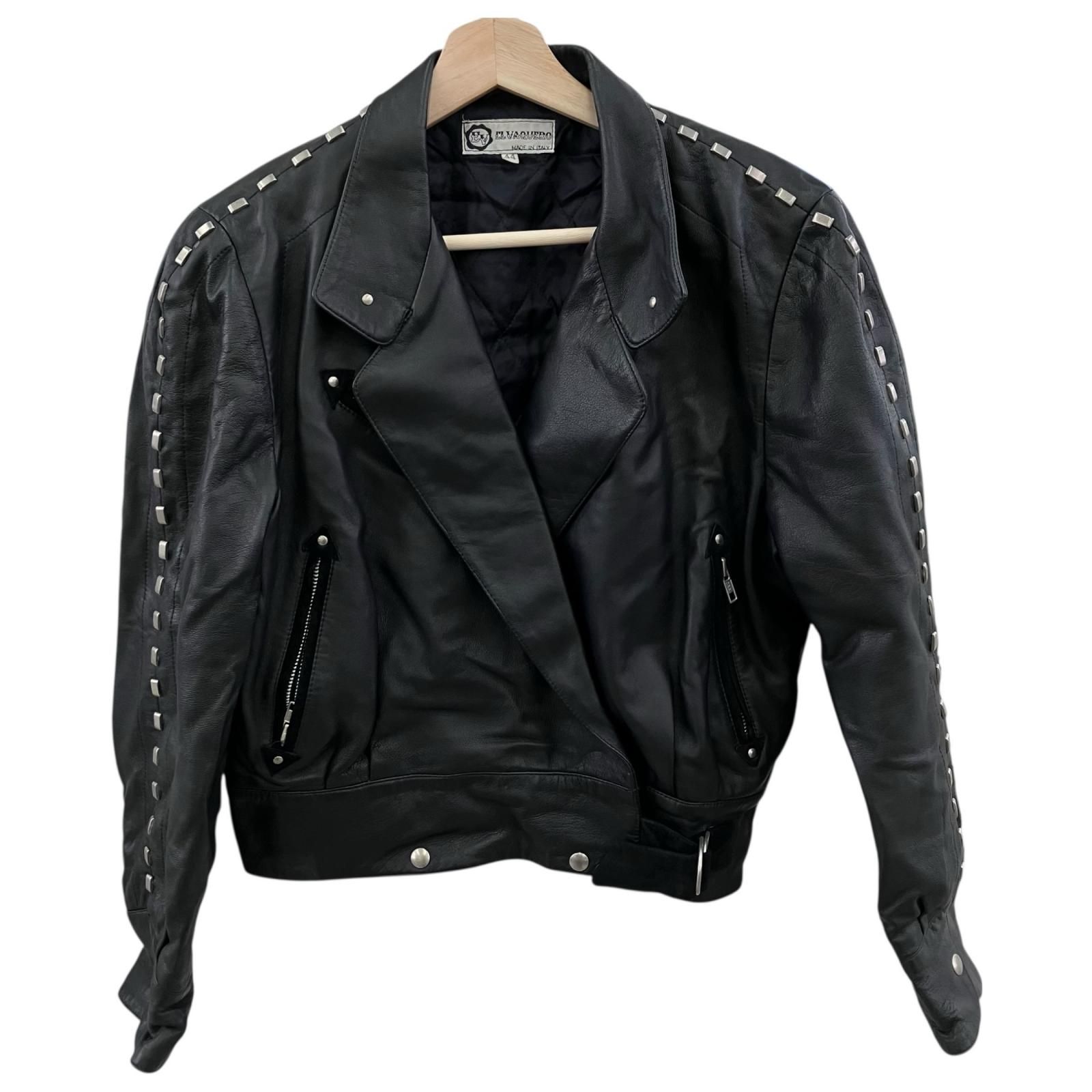 186000 EL VAQUERO エルバッケロ レザージャケット 44 レディース
