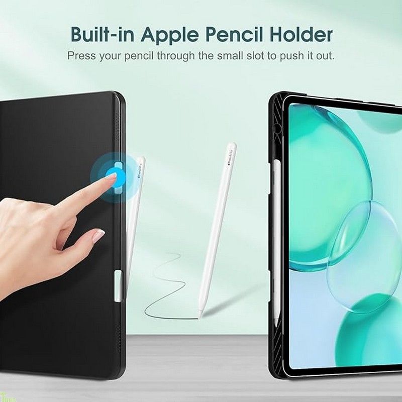 Fintie フィンティー 二つ折りケース iPad Pro 13インチ M5 2025 | M4 2025用 マルチアングルビュー保護スタンドカバー ペンシルホルダー-ポケット付き 自動スリープ|ウェイク ブルー シェード a VETTDRUCK_DE