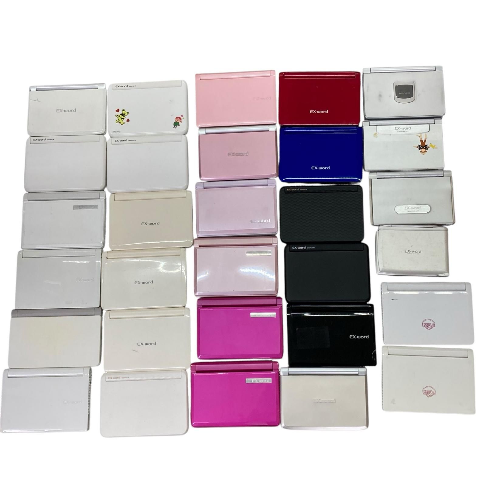 186001 ジャンク品 CASIO カシオ 電子辞書 医学書院 ホワイト ピンク ブルー ブラック シルバー 30点まとめ売り