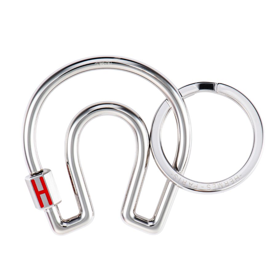 楽天市場】HERMES エルメス シュヴァル キーリング メタル シルバー 馬