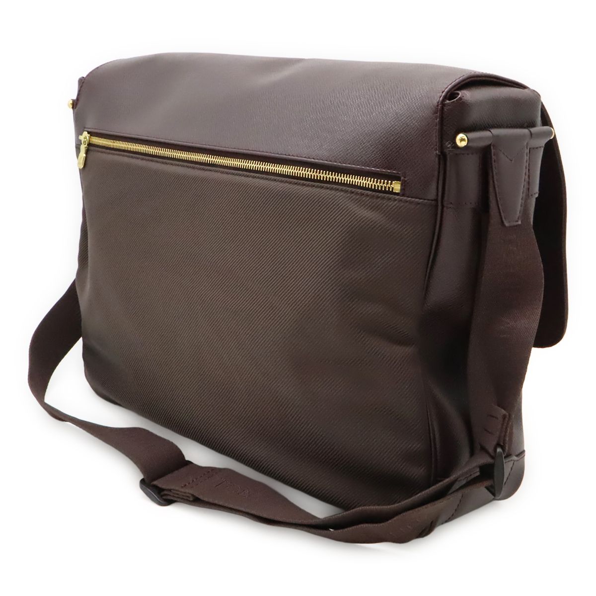 LOUIS VUITTON ルイ ヴィトン タイガ デルスー ショルダーバッグ メッセンジャーバッグ 斜め掛け アカジュー ボルドー M30166