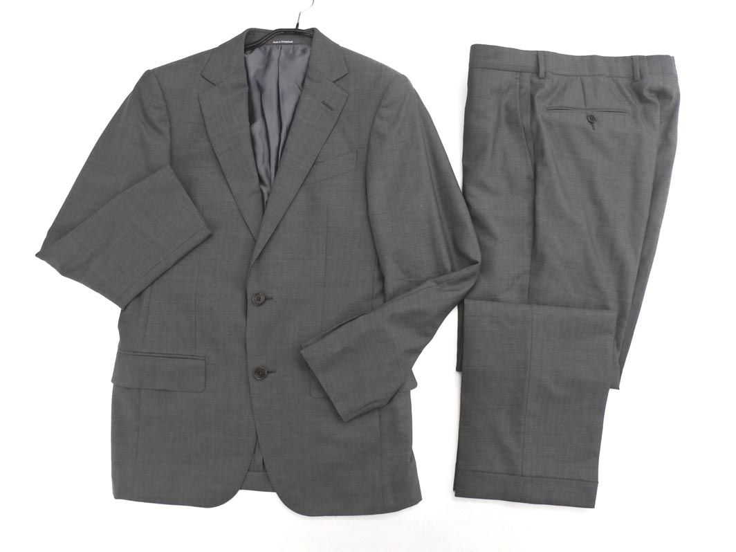 Ermenegildo Zegna エルメネジルド ゼニア セットアップ ジャケット パンツ スーツ size44C|グレー ◎メンズ