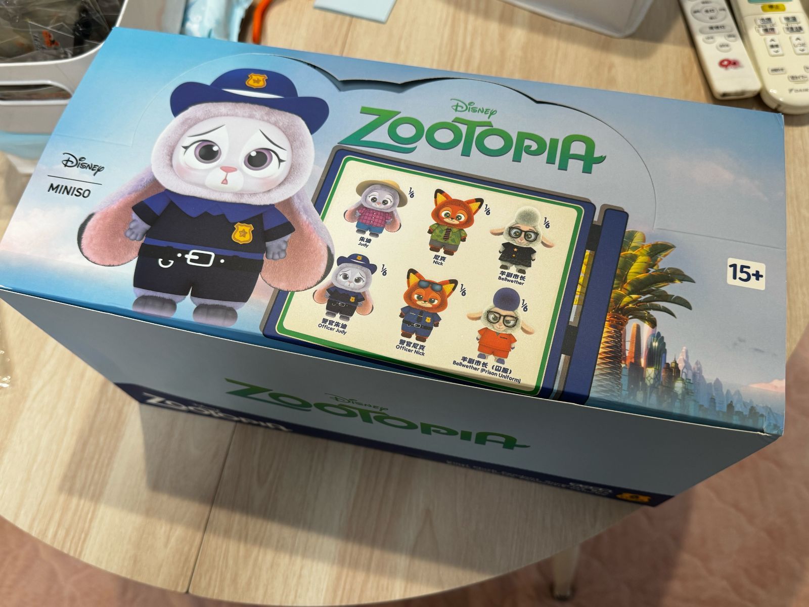 即納】Disney × MINISO ズートピア ブラインドボックス フィギュア 全6