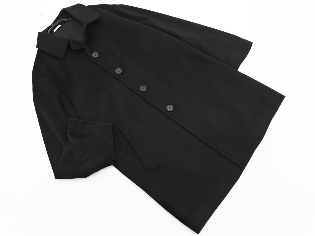 BROOKS BROTHERS ブルックスブラザーズ ウール ステンカラー コート sizeS|黒 ◎メンズ