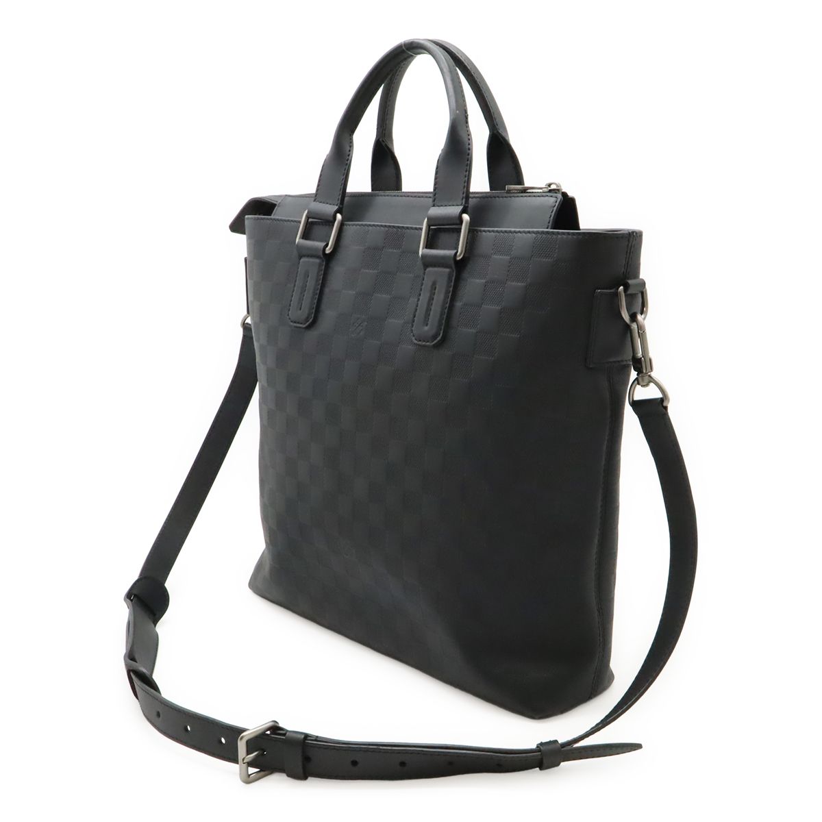 LOUIS VUITTON ルイ ヴィトン ダミエアンフィニ デイリー トート トートバッグ ビジネスバッグ 2WAY ショルダーバッグ オニキス ブラック 黒 N41561