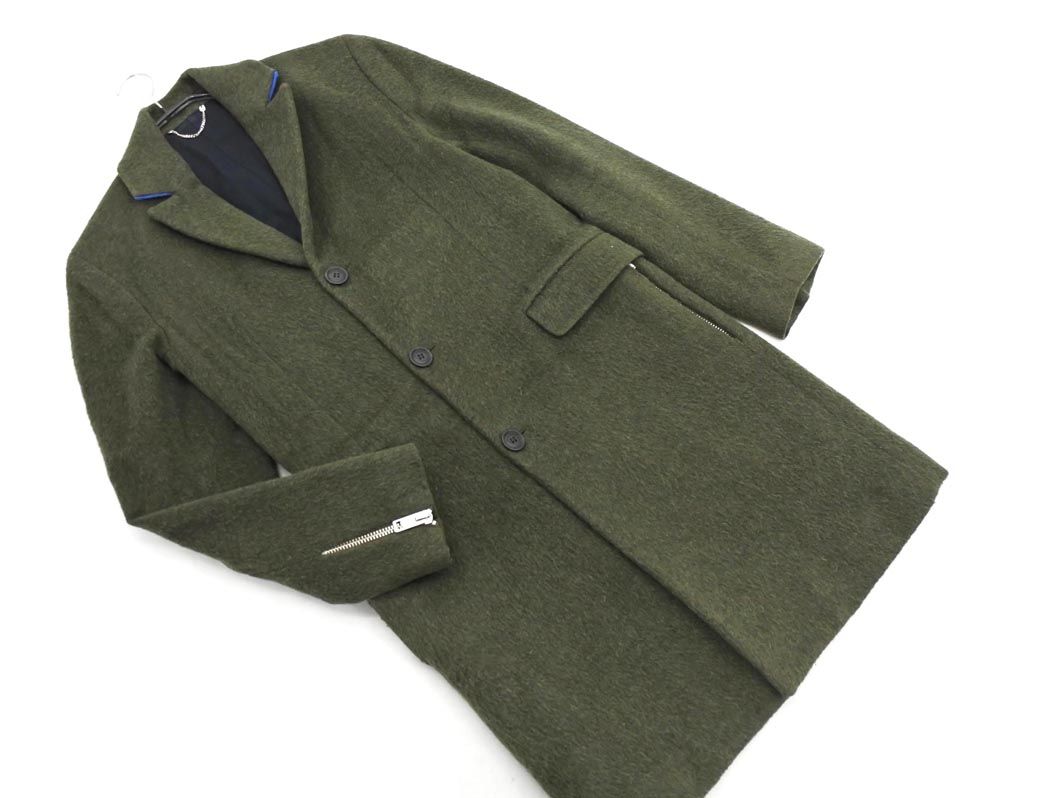 DIESEL ディーゼル チェスター コート sizeM|カーキ ◎メンズ