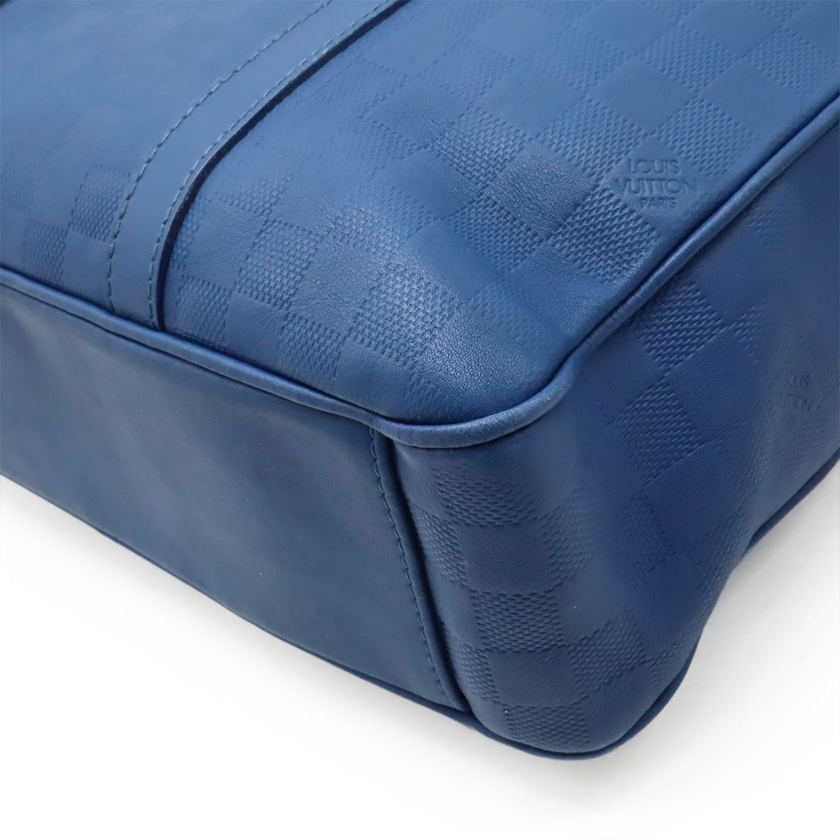 LOUIS VUITTON ルイ ヴィトン ダミエアンフィニ タダオPM トートバッグ ビジネスバッグ 2 WAYショルダーバッグ ネプテューヌ ブルー 青 N 41352